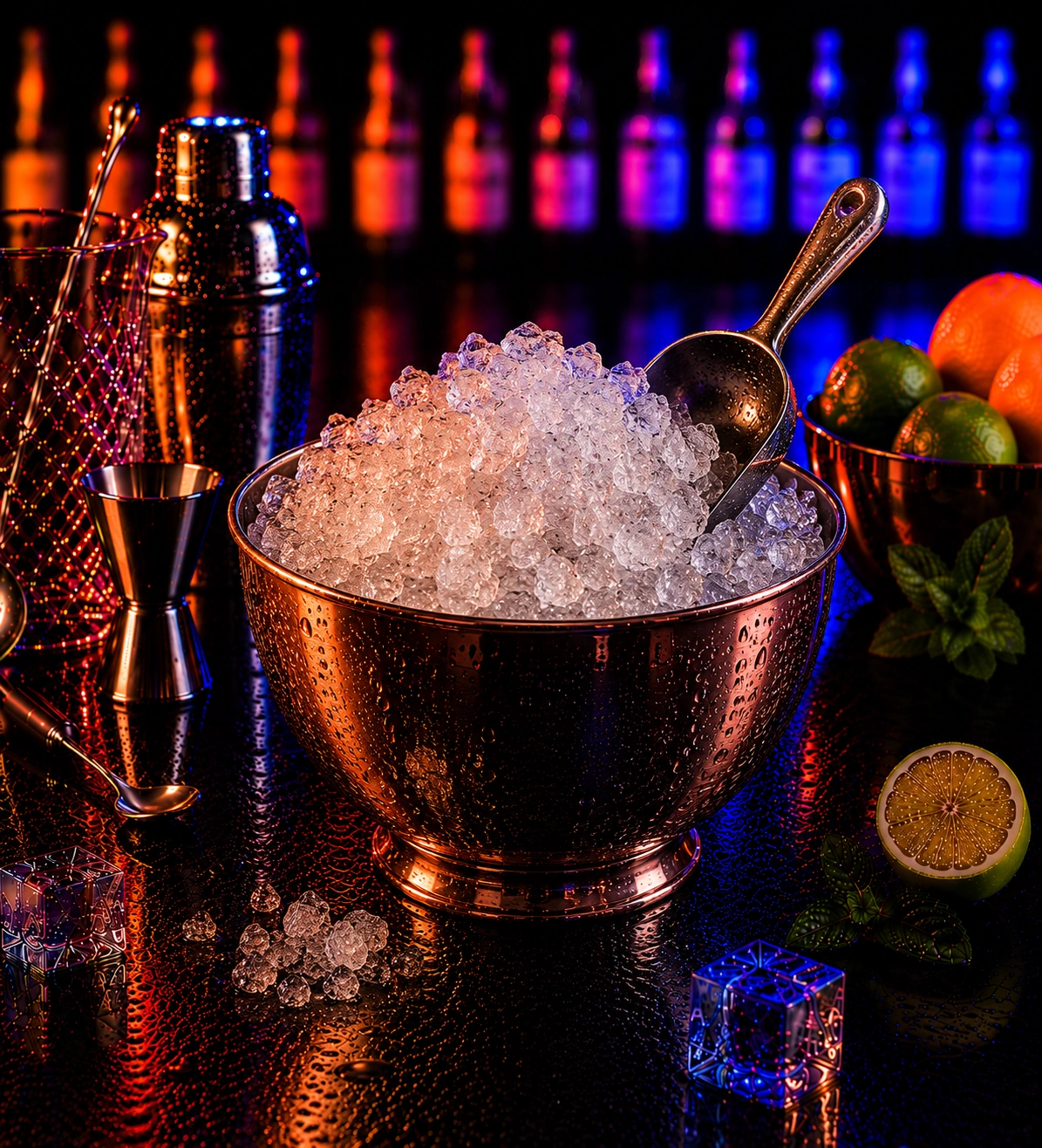 Crushed ice