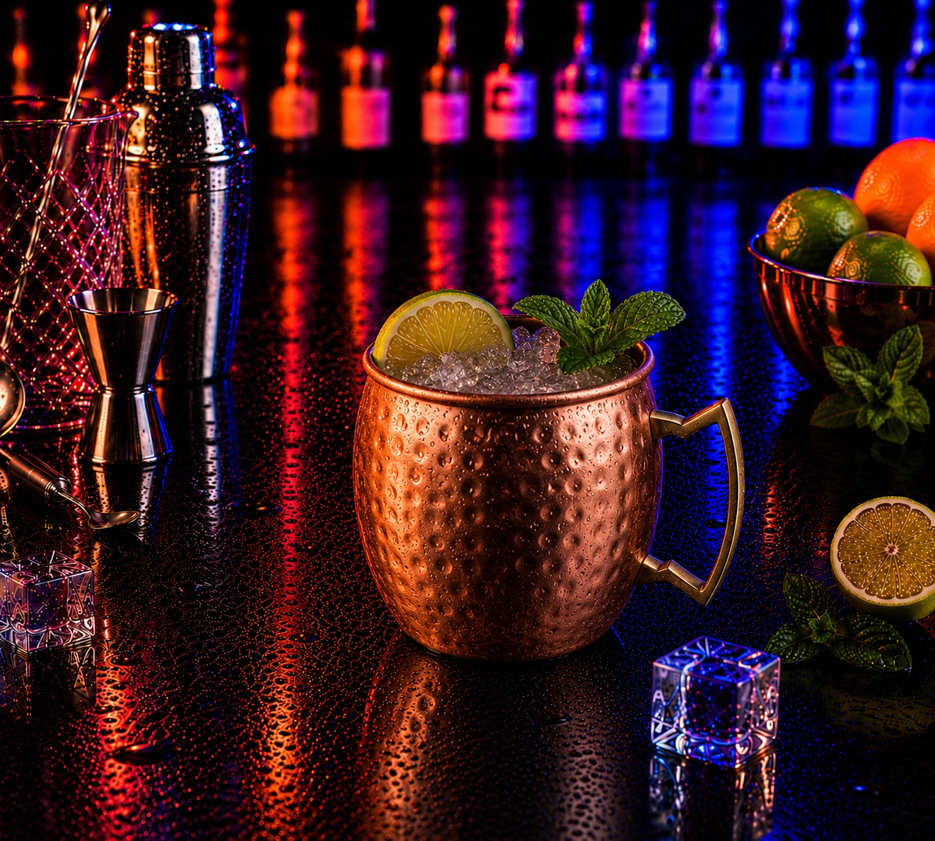 Moscow-mule-becher (kupferbecher)