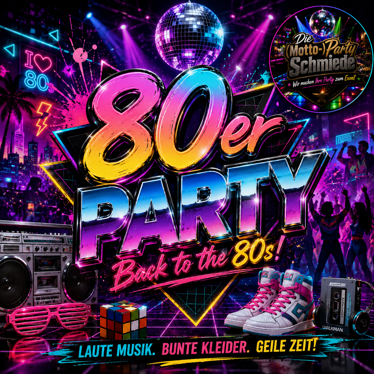 80er Party Ideen
