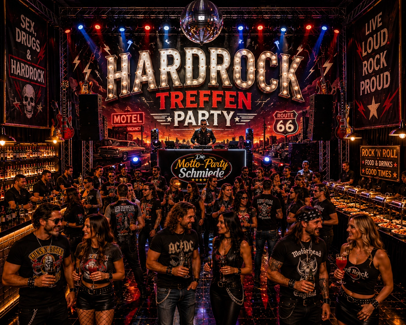 Hardrock Treffen Party Ideen