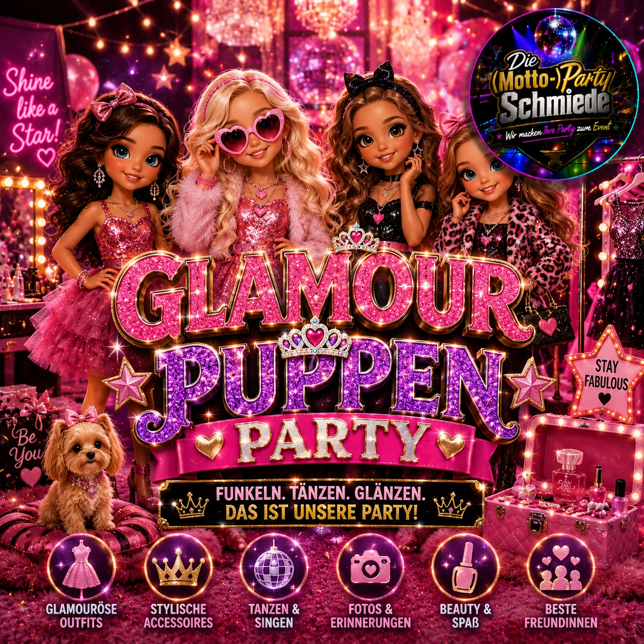 Glamour Puppen Party Ideen