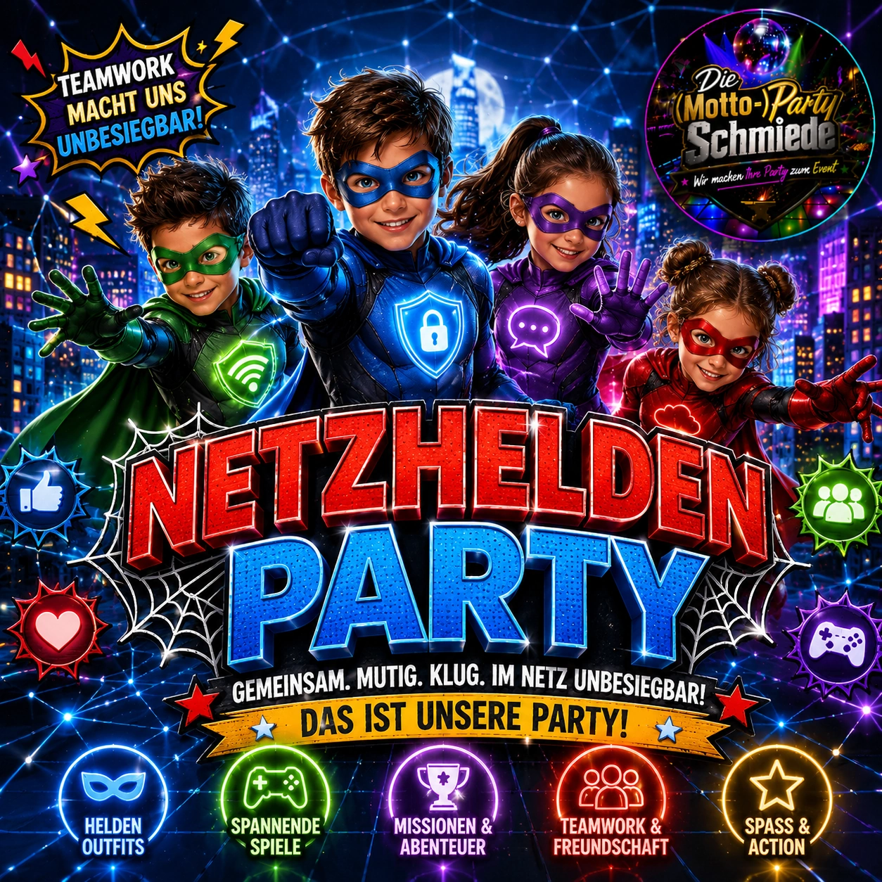 Netzhelden Party Ideen