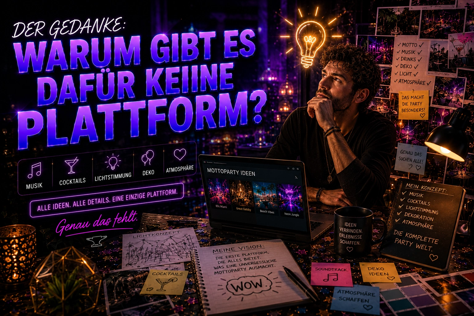 Der Gedanke: „Warum gibt es dafür keine richtige Plattform?“