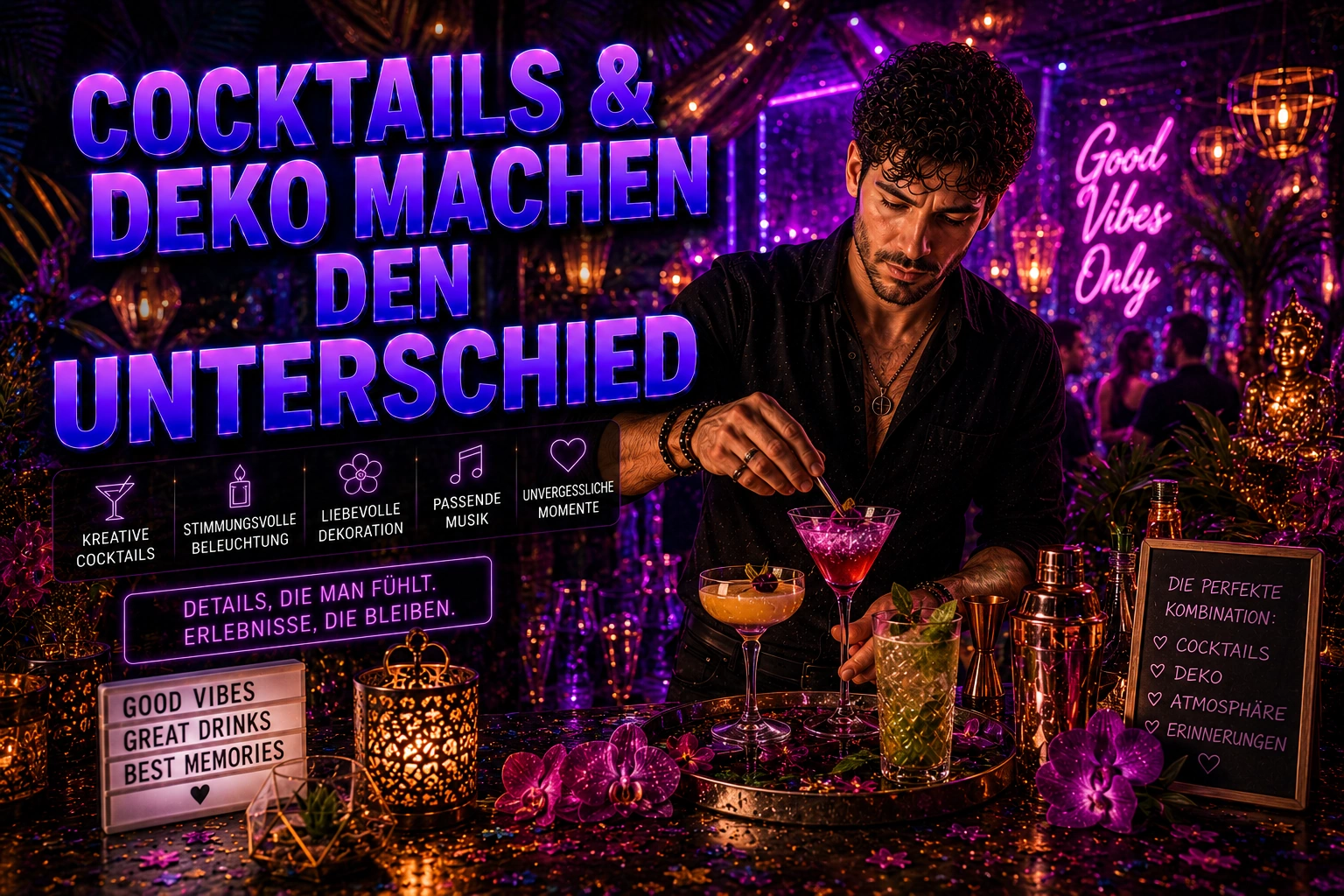 Warum Cocktails & Deko genauso wichtig sind