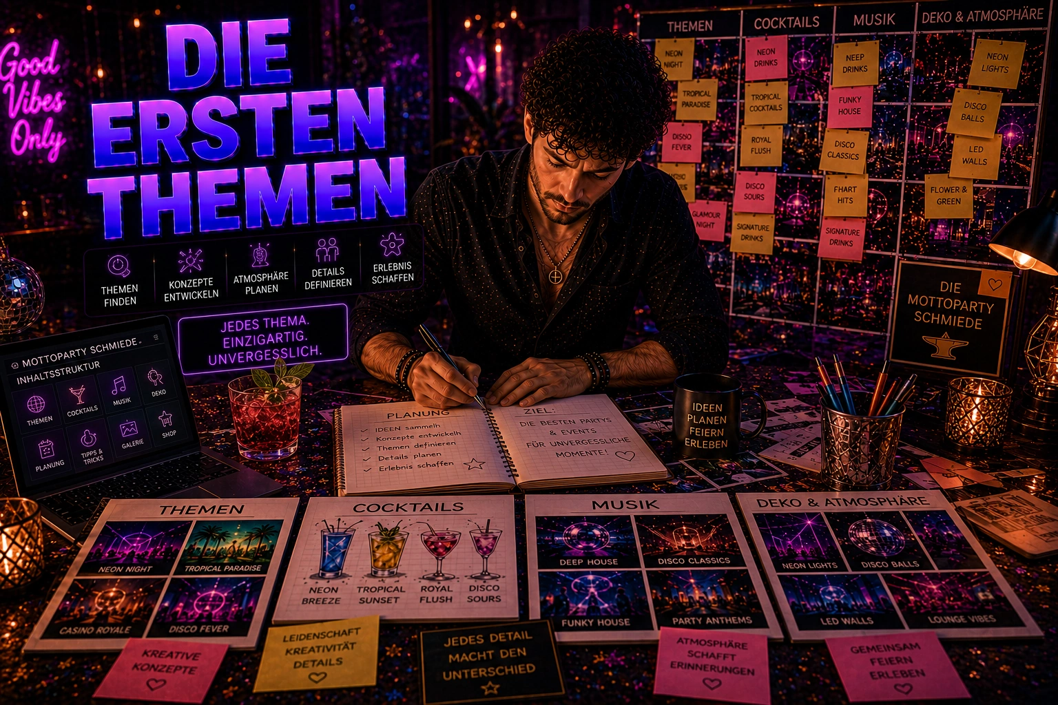 Wie ich angefangen habe die ersten Themen zu planen